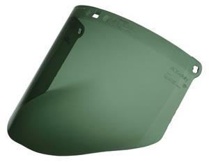 3M WP96C DK GREEN POLYCARB FACESHIELD - Glasses & Shields